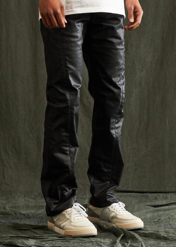 Embellish NYC Wentz Black Wax Jeans (047)