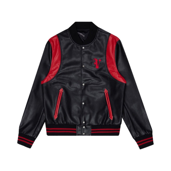 Valabasas “Unaversita” Black Leather Jacket