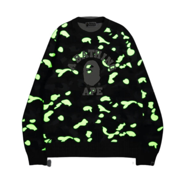BAPE Color Camo College Black Sweater