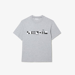 Men’s Relaxed Fit Print Tee (Grey)