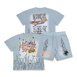 Civilized “Hell Raiser” Grey Short Set