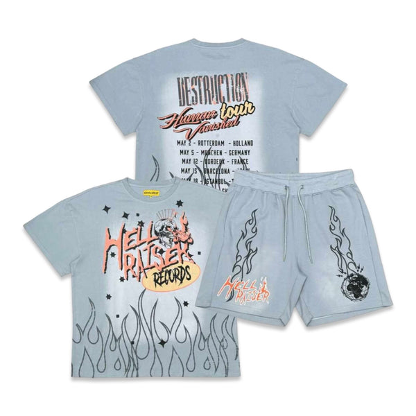 Civilized “Hell Raiser” Grey Short Set