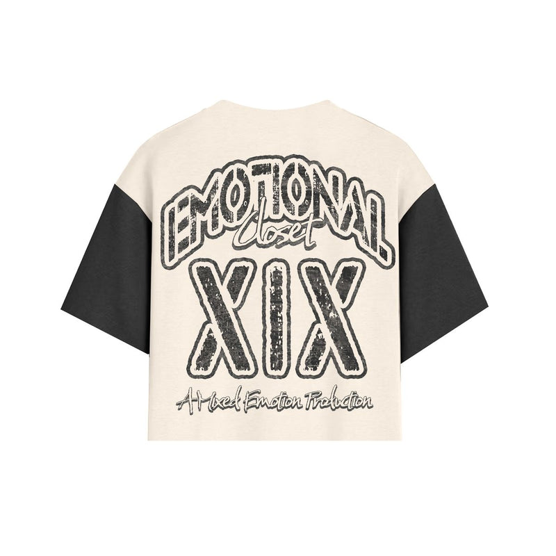 Mixed Emotion “Emotional Closet” Cropped Tee