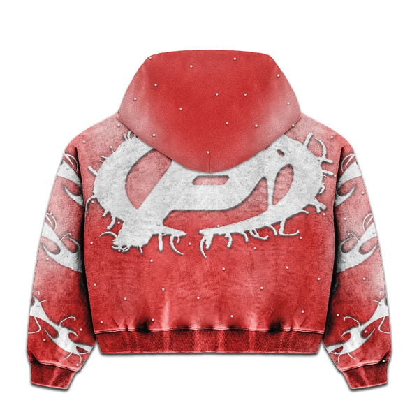 Prestige “Flames” Red Hoodie