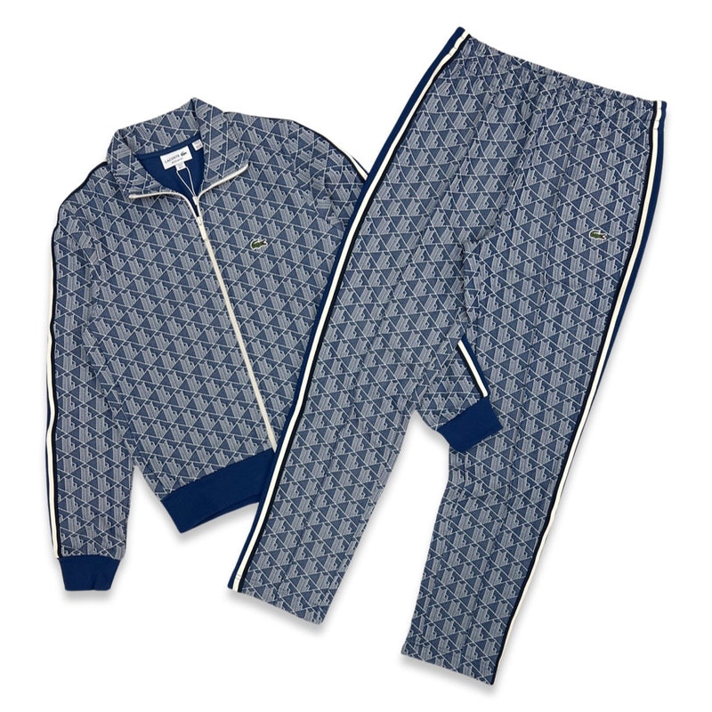 Men’s 3D Jogging Set In Blue