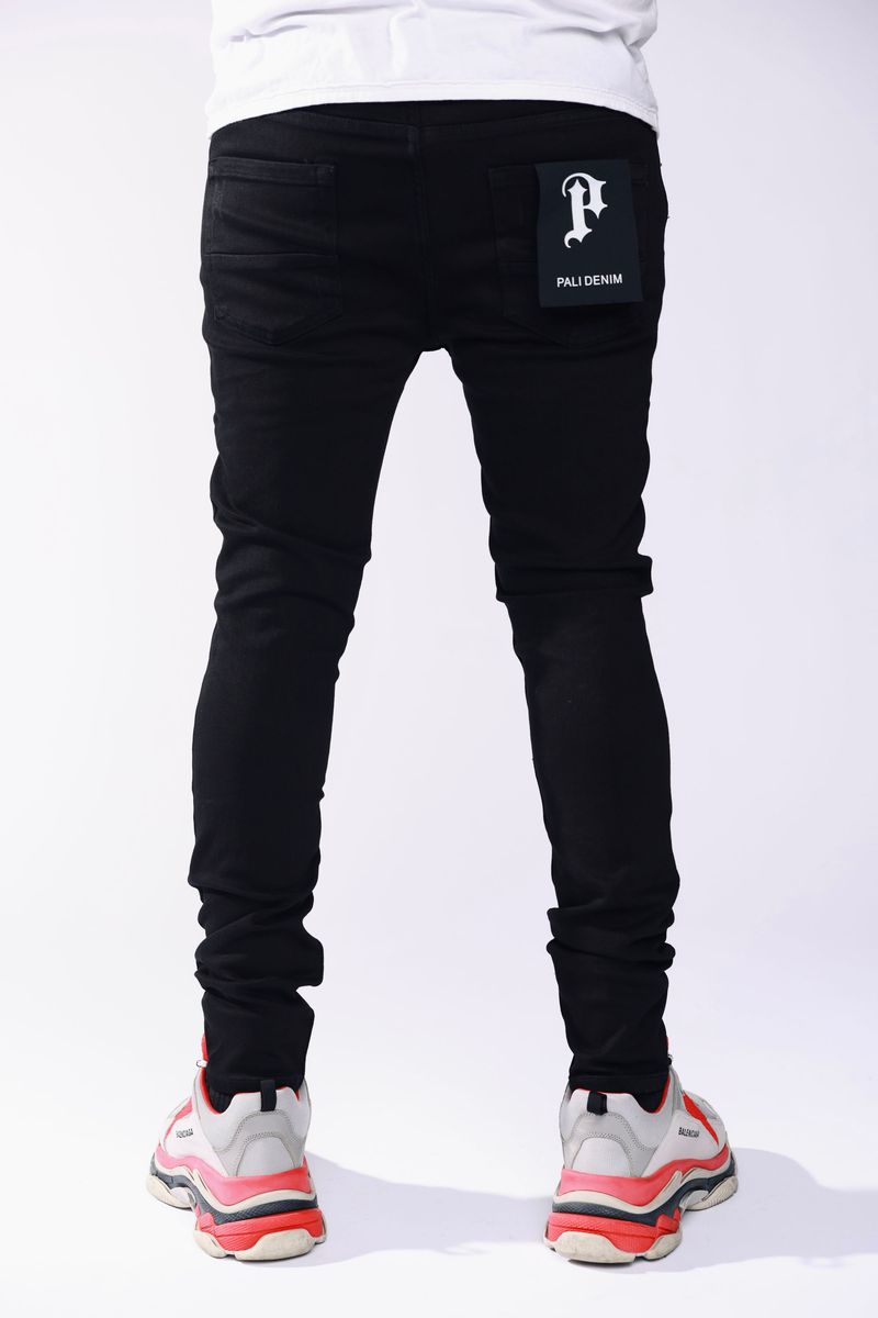 Pali “Dark Black” Wash Jeans (PL011)
