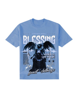 G West “Blessing” Stones Blue Tee