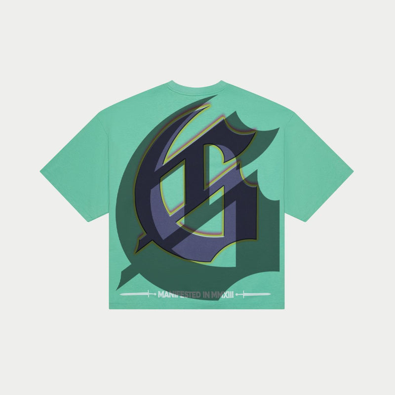 Godspeed “Man In The Mirror” Teal Tee