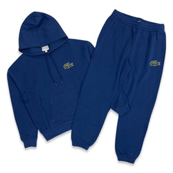 Men’s Fleece Oversized Jogging Set In Blue