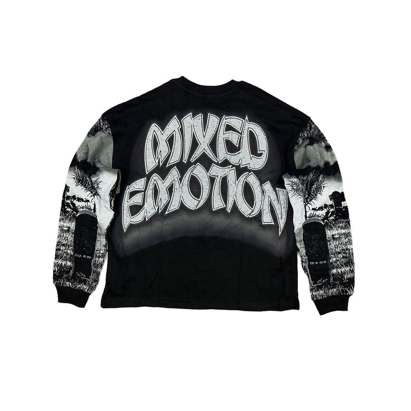 Mixed Emotion “Tombstone” Thermal L/S Tee