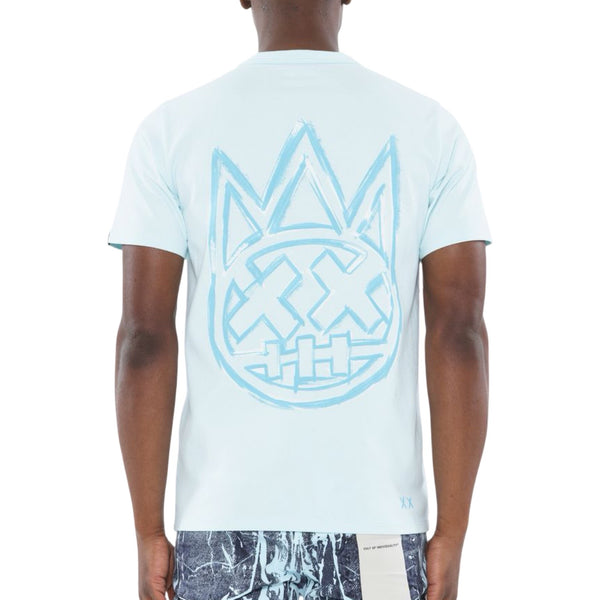 Cult “Stroke” Powder Blue Tee