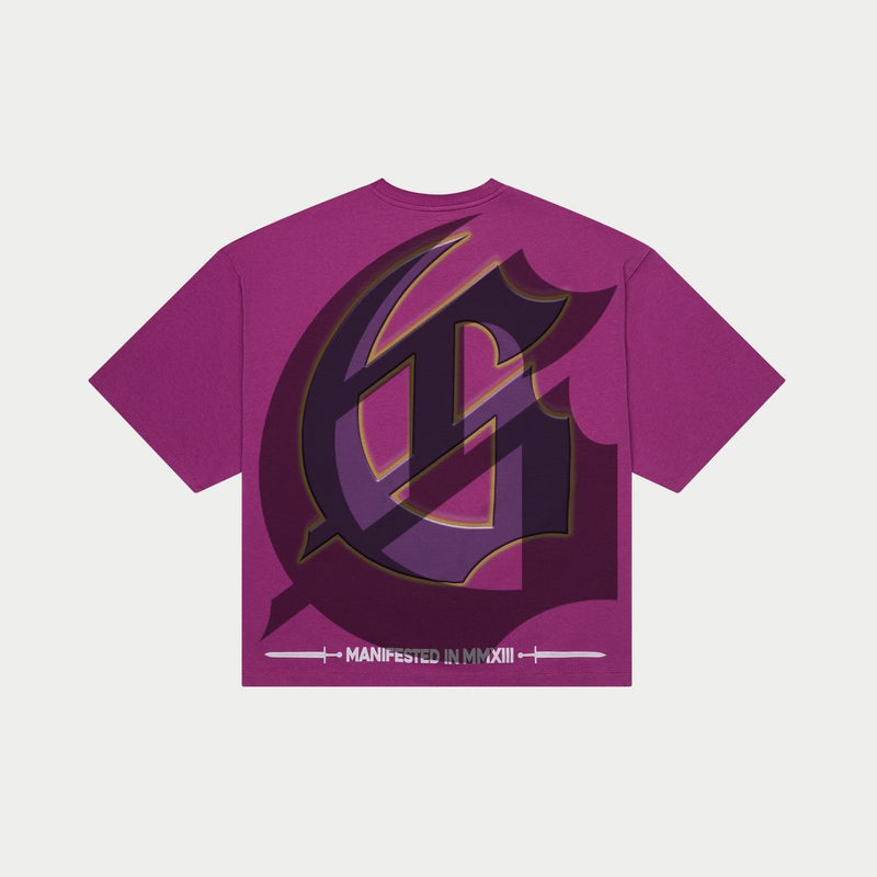 Godspeed “Man In The Mirror” Plum Tee