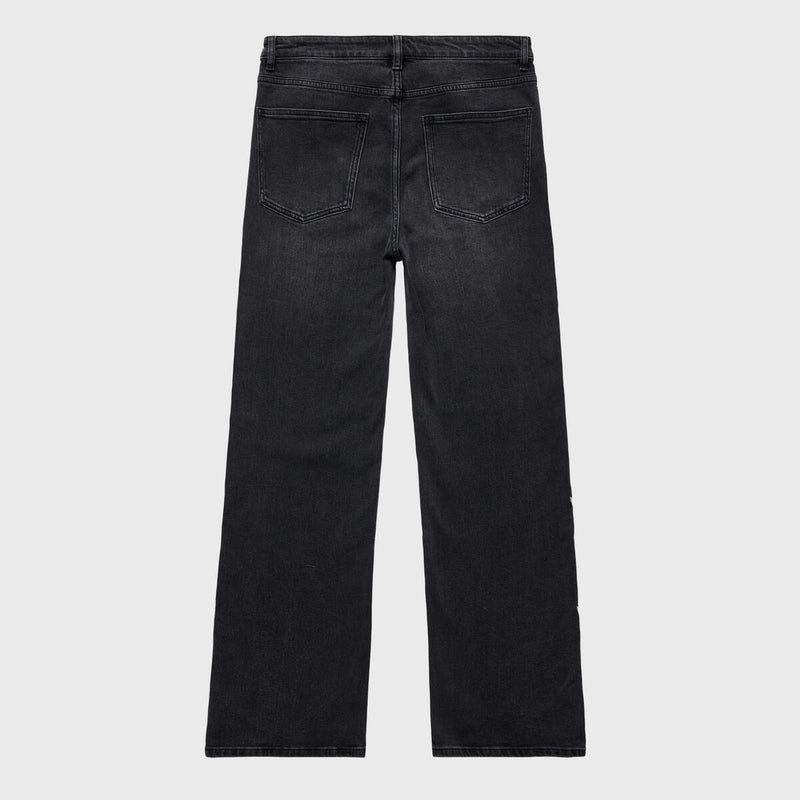 Homme Femme Black Bunny Flare Jeans