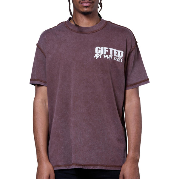 GFTD “Dead Rose” Brown Tee