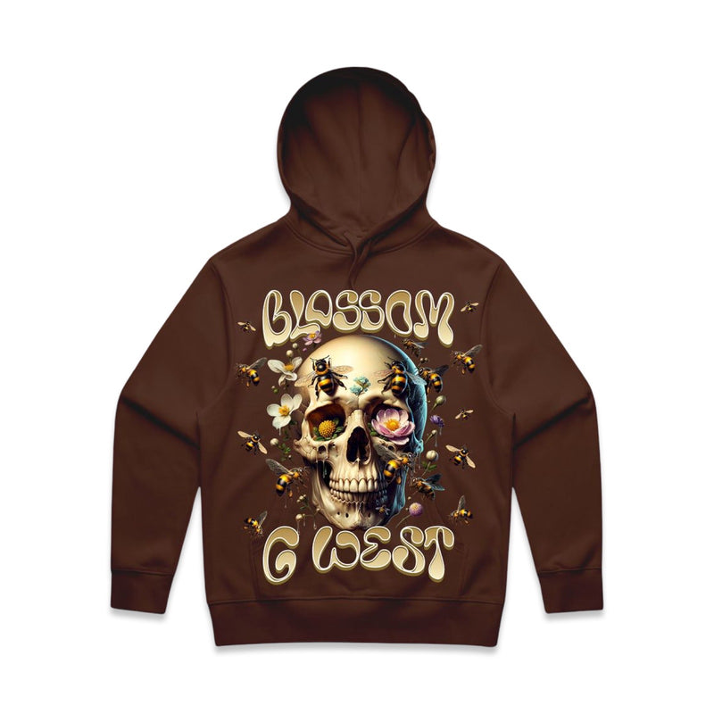 G West “Bees & Bones” Brown Hoodie