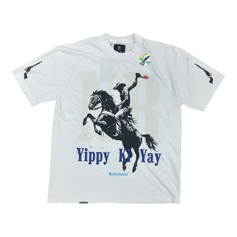 November Reine “Molotov Cocktail” Stones White Tee