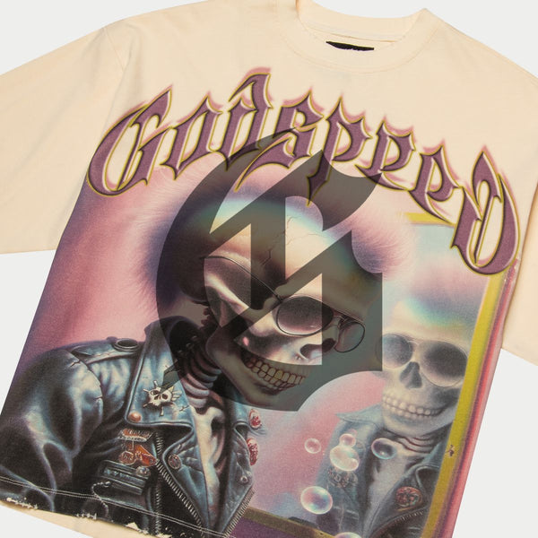 Godspeed “Man In The Mirror” Bone Tee
