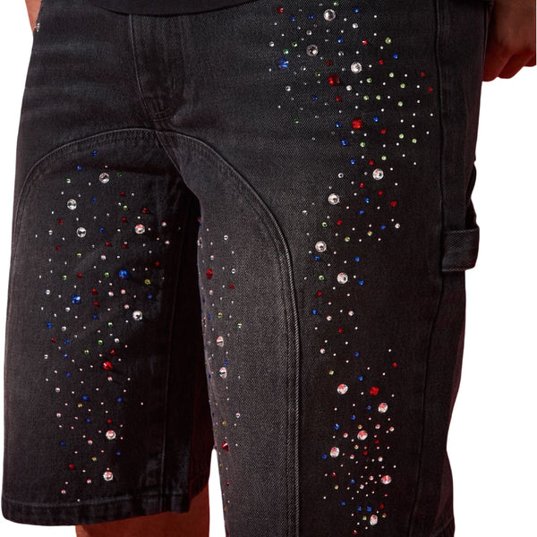 Duaa “Supplication” Stone Black Shorts