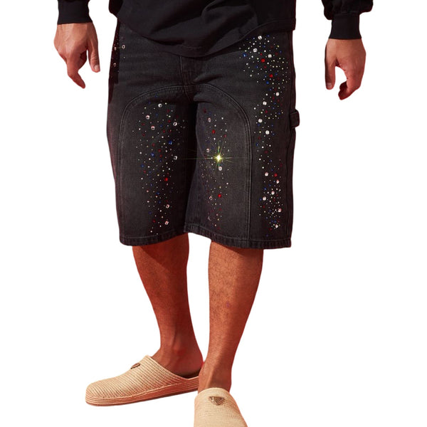 Duaa “Supplication” Stone Black Shorts