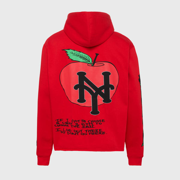 Homme Femme Cali To Nyc Red Hoodie