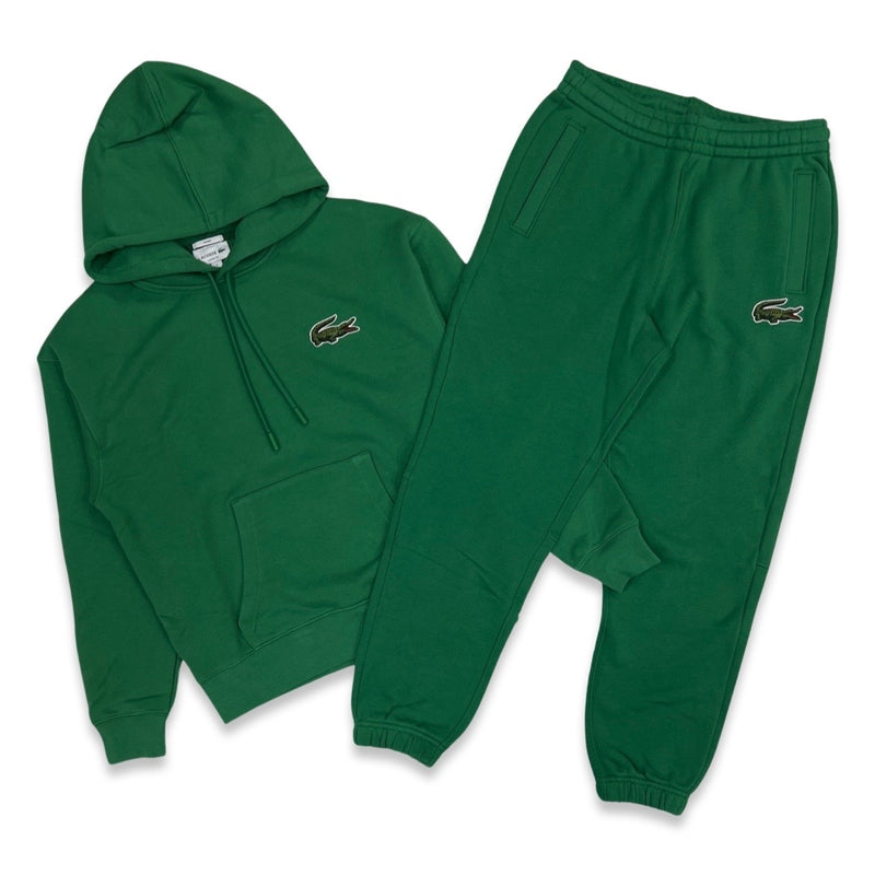 Men’s Fleece Oversized Jogging Set In Green