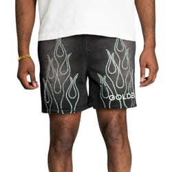 Golden “Summer Shorts” Eternal Flame Diamond Shorts