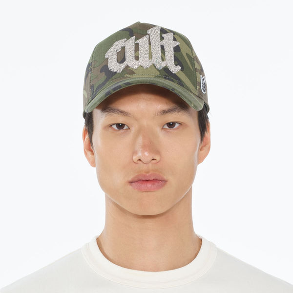 Cult “Crystal Script” Camo Hat