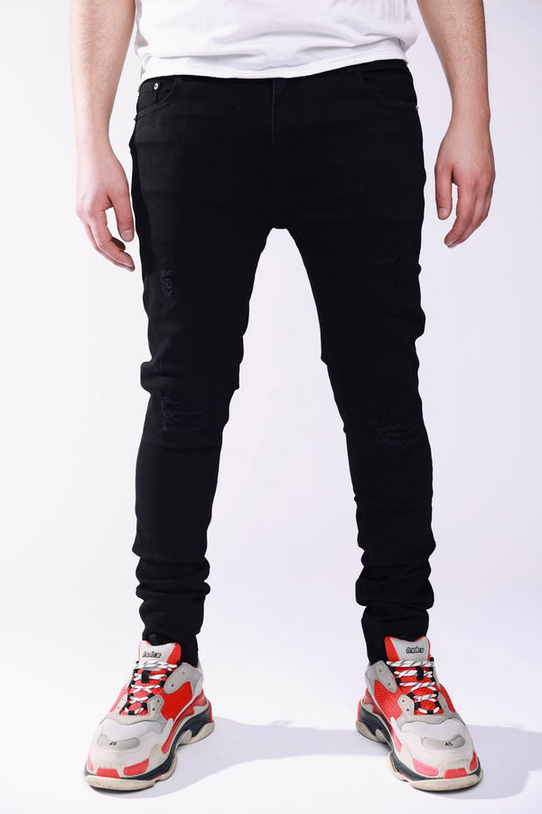Pali “Dark Black” Wash Jeans (PL011)