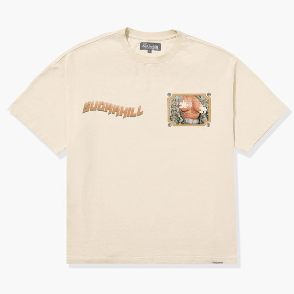 Sugarhill “Jigsaw” Cream Tee