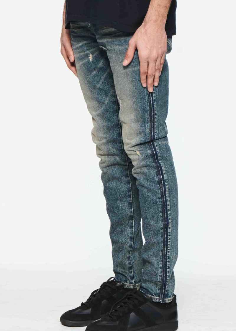 Purple Brand Shadow Seam Coated Jeans