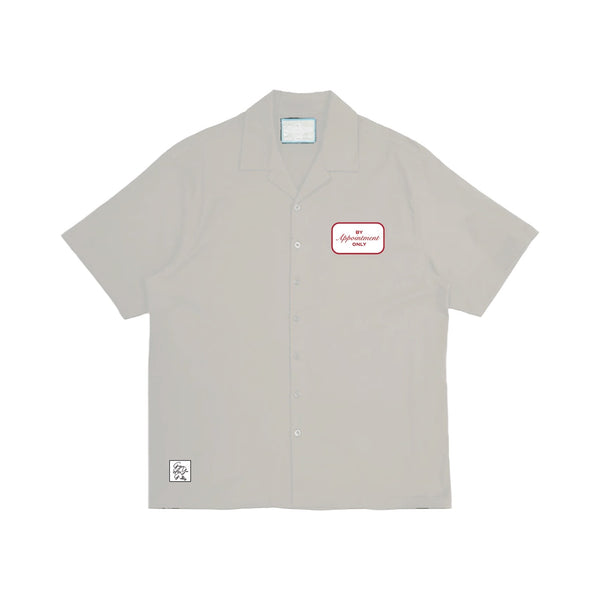 By Appt Only Serene Light Gray Button Up