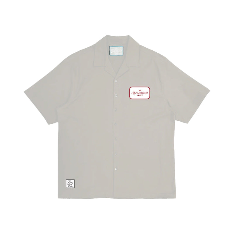 By Appt Only Serene Light Gray Button Up