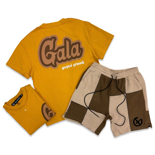 Gala “Dopamine” Mocha Knitted Short Set