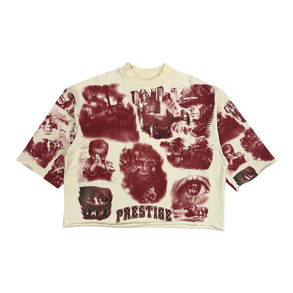 Prestige “Glory Thru Pain” Cream Tee