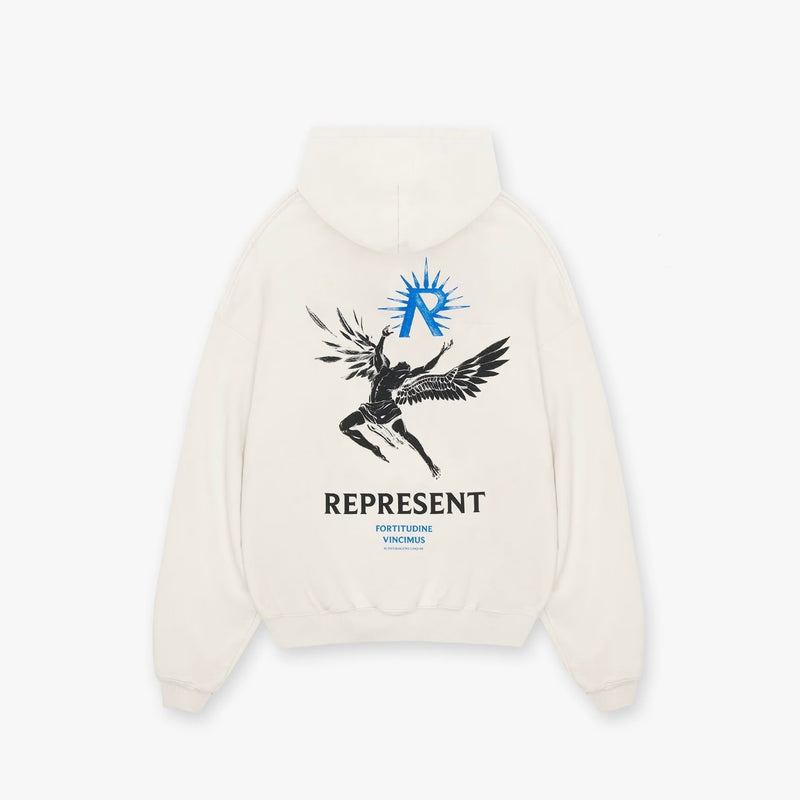 Represent Icarus White Hoodie