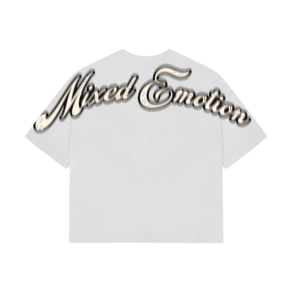Mixed Emotion “Pearl” White Tee