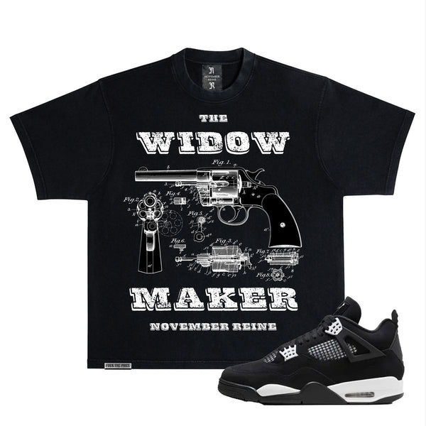 November Reine “Widow Maker” Black Tee