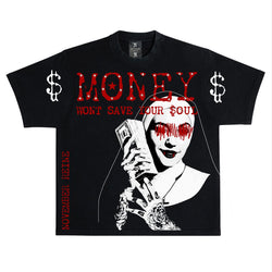 November Reine “Money Soul” Stones Black Tee