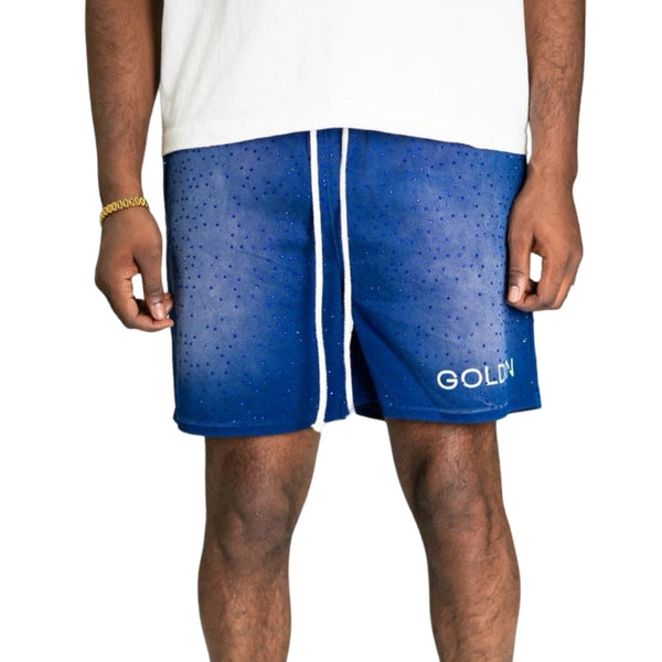 Golden “Summer Shorts” Vague Diamond Shorts