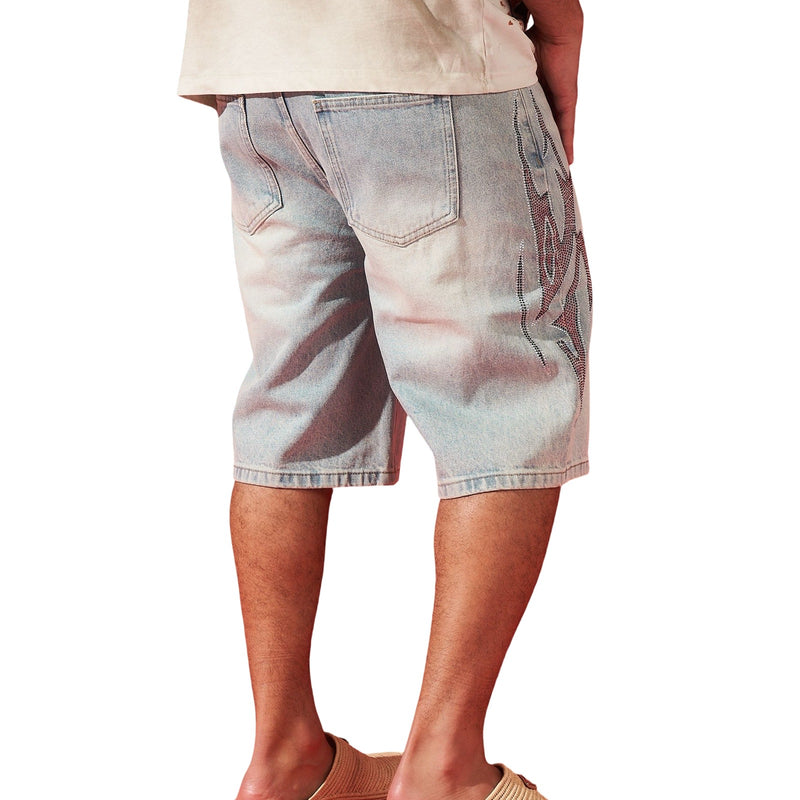 Duaa “Accomplished” Tribal Stone Shorts