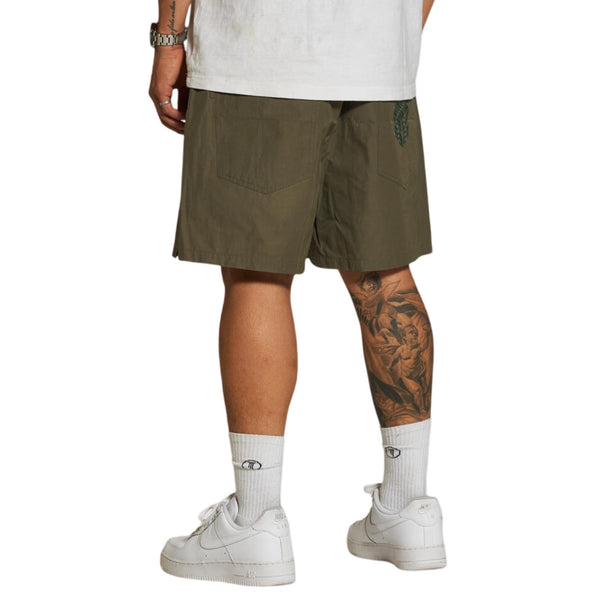 Crysp Olive Boulder Shorts (007)