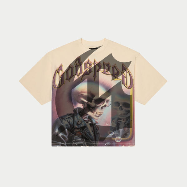Godspeed “Man In The Mirror” Bone Tee