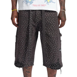 Gala “Show” Stones Black Wash Shorts