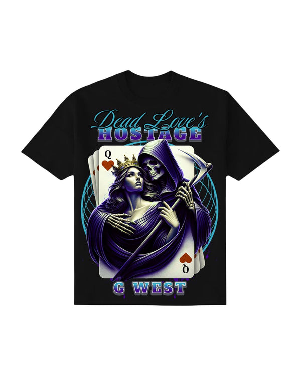G West “Dead Love’s” Stones Black/Purple Tee