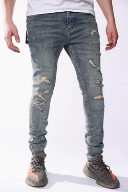 Pali “Ripped” Vintage Blue Jeans (PL012)