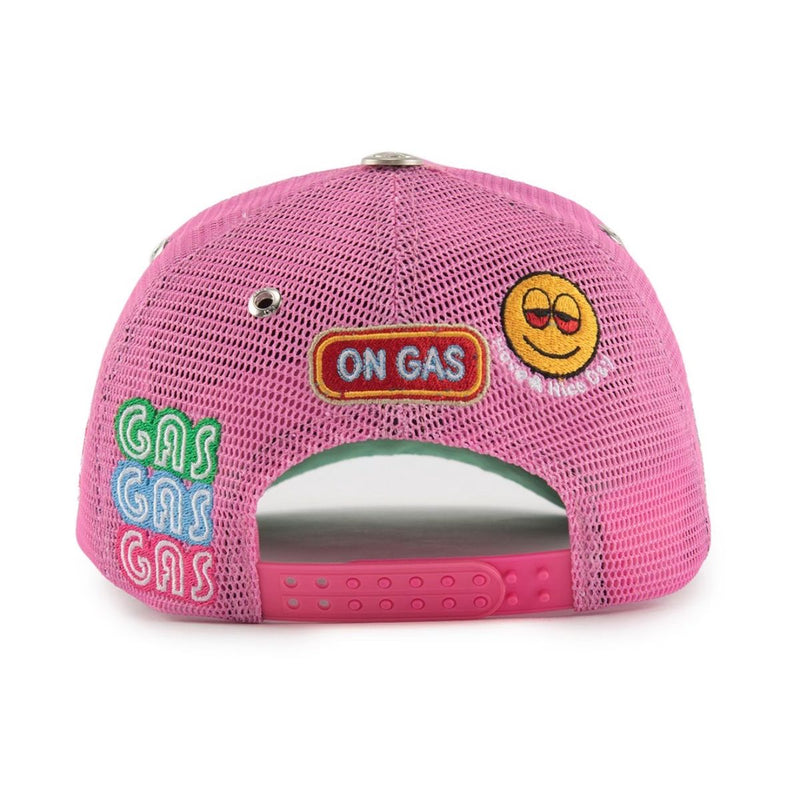 Gas Nyc “24/7” Pink Trucker Hat