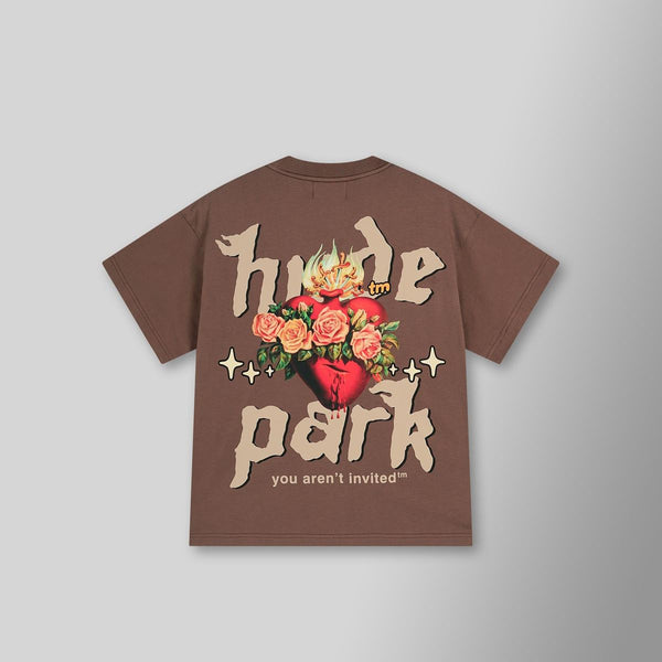 Hydepark Sacred Heart Brown Tee