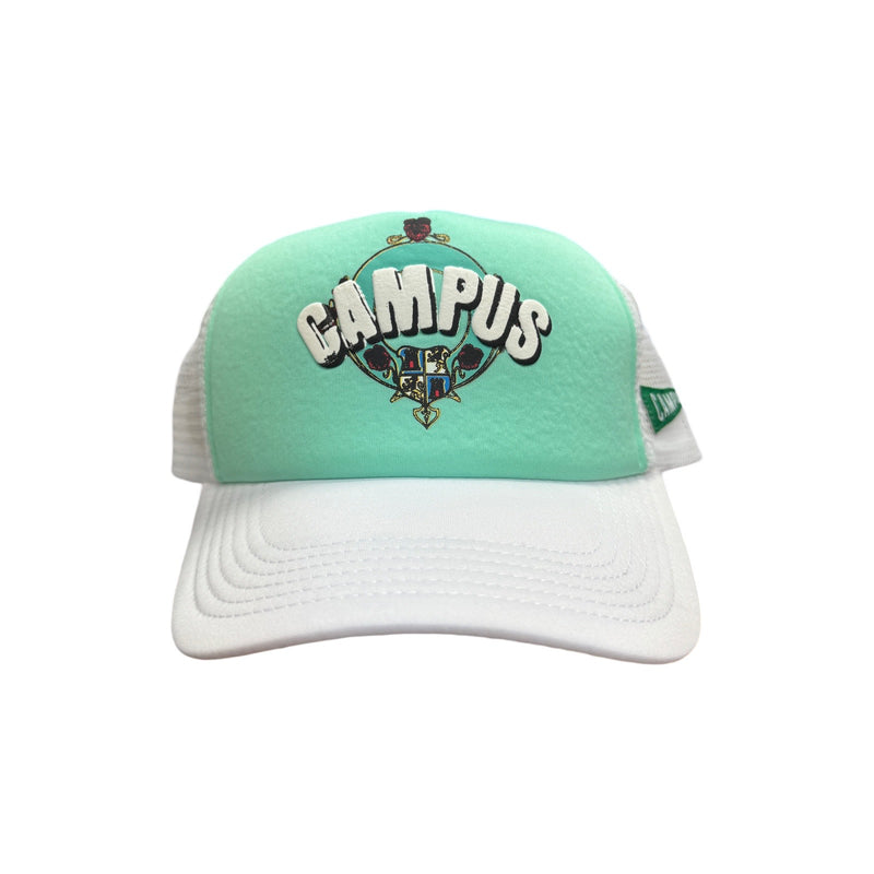 Campus Aristocrat Teal Trucker Hat