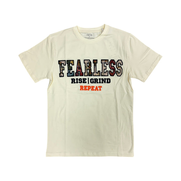 Focus Cream Fearless Tapestry Tee