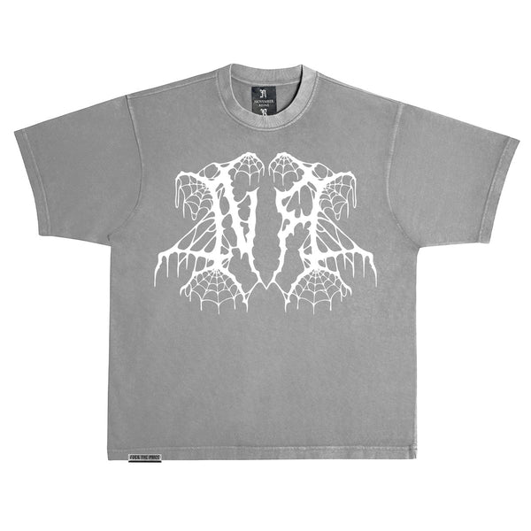 November Reine “Hells Queen” Grey Tee